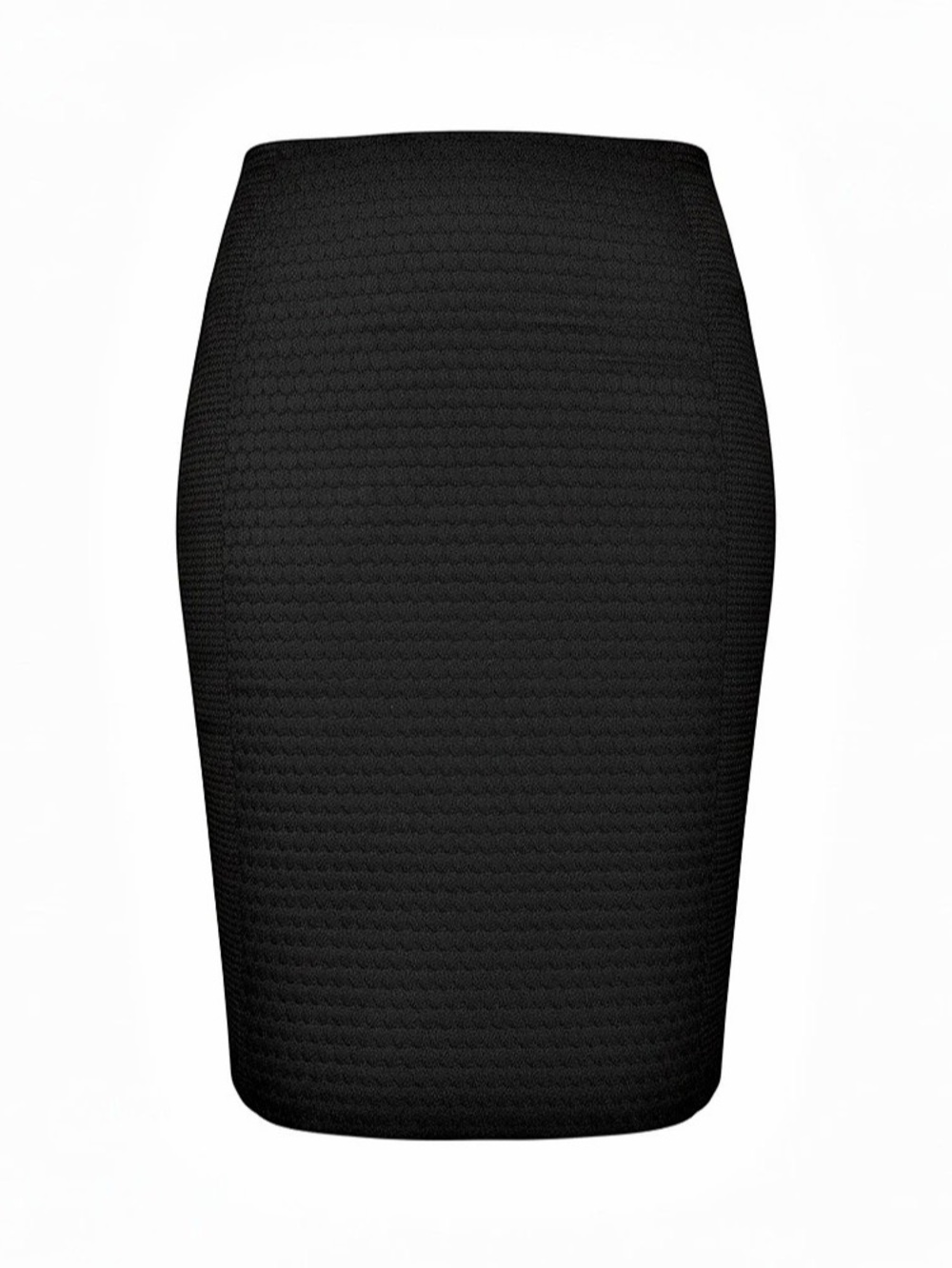 Linea Domani Textured Pencil Skirt in Black Size 4 Like New